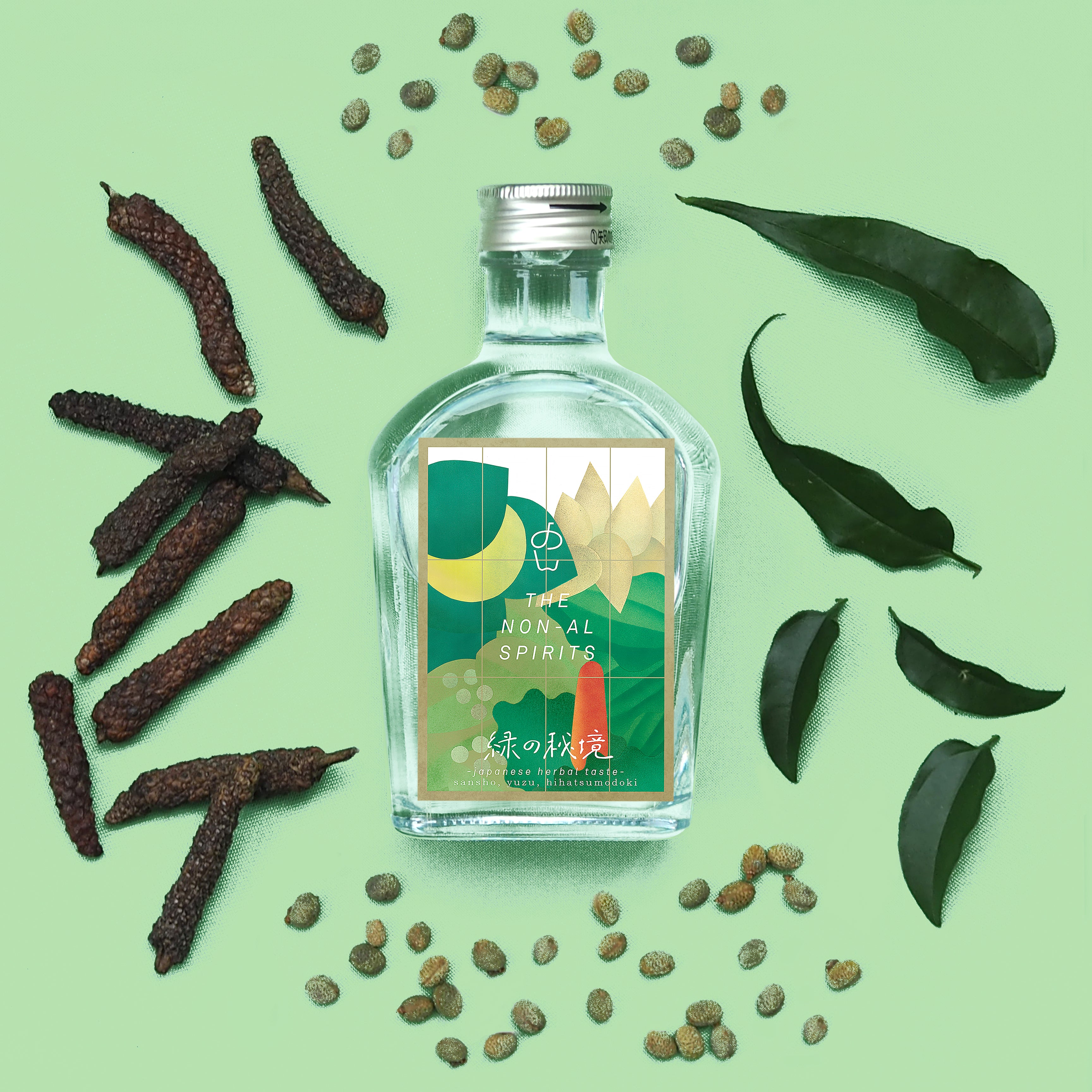 ノンアルコールスピリッツ 緑の秘境(小) | ともコーラ TOMOCOLA